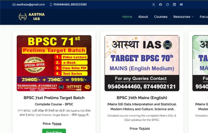 Aastha IAS